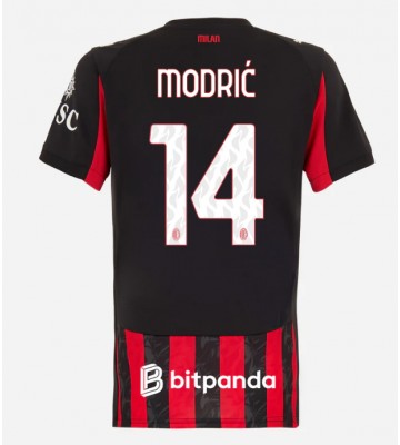 AC Milan Luka Modric #14 Replika Hemmatröja Damer 2025-26 Kortärmad